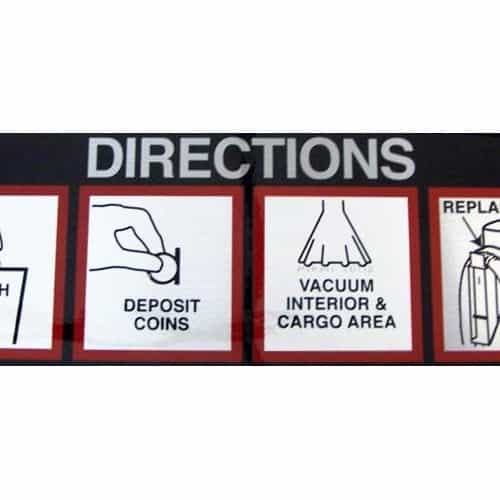Ginsan Red Dome Instruction Decal