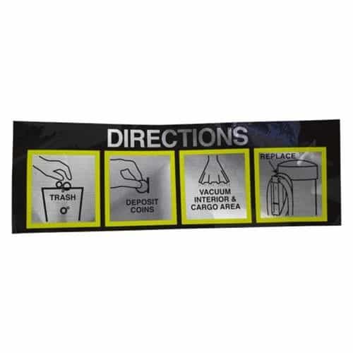102335 GinSan IVS Powervac Dome Decal - Yellow