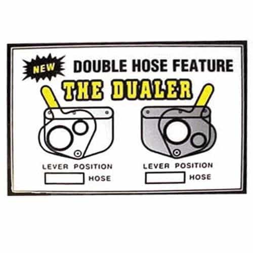 Yellow Dualer Decal - 15092