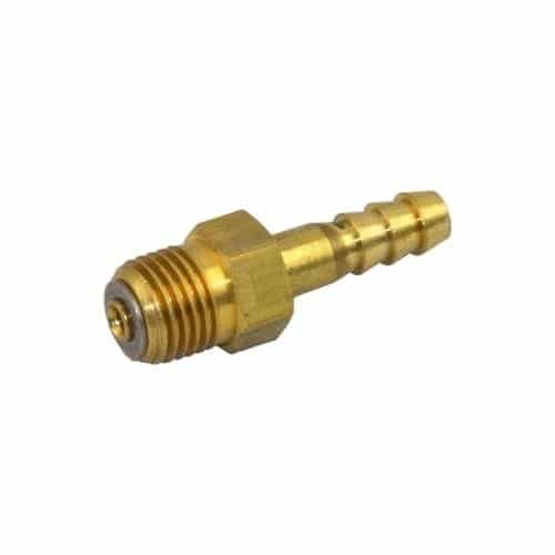SW290 Fluid Controls Brass Straight Swivel - 1/4" Barb X 1/4" MPT