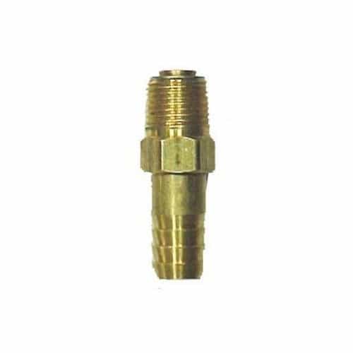 SW305 Fluid Controls Brass Straight Swivel - 1/2" Barb X 3/8" MPT