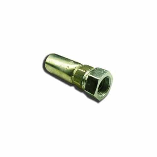 90306-062400 Synflex Crimp On Fitting - 3/8 Inch H X 3/8 Inch NPSM 30 Degree Inverted Flare