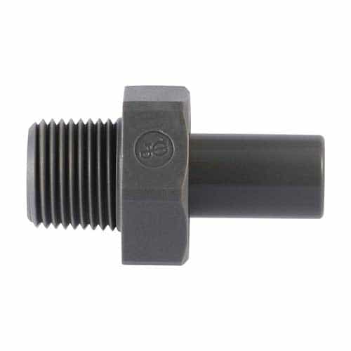 PI051223S John Guest 3/8 x 3/8 Stem Adapter