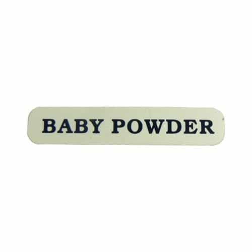 Baby Powder Fragrance Machine Decal