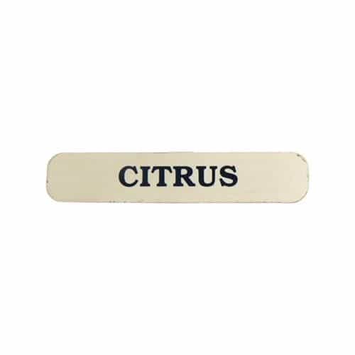 Citrus Fragrance Machine Decal