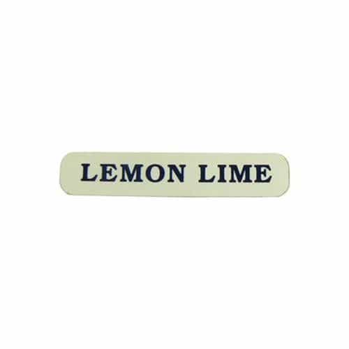 Lemon Lime Fragrance Machine Decal