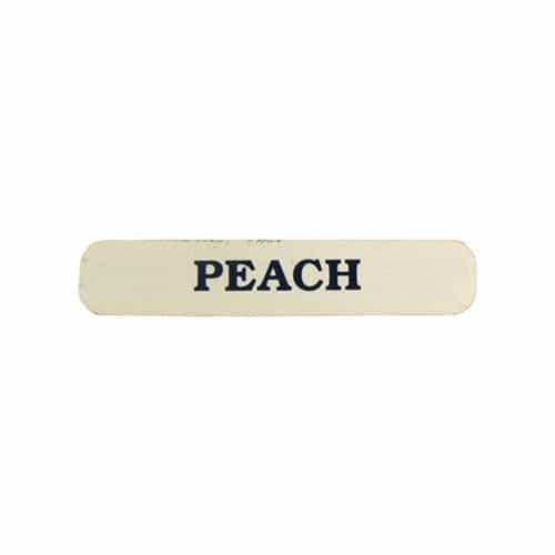 Peach Fragrance Machine Decal