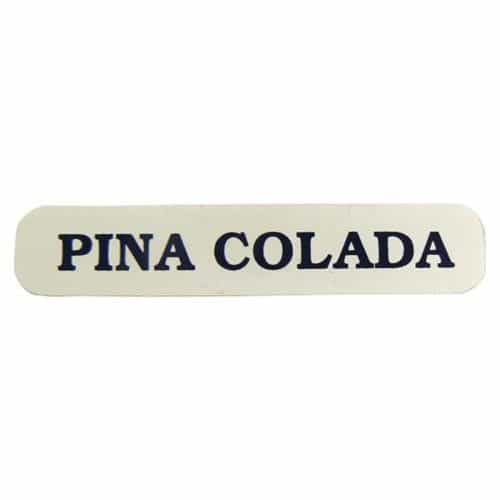 Pina Colada Fragrance Machine Decal