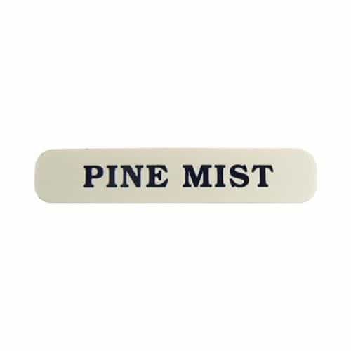 Pine Mist Fragrance Machine Decal