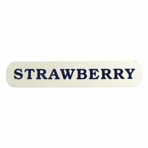 Strawberry Fragrance Machine Decal