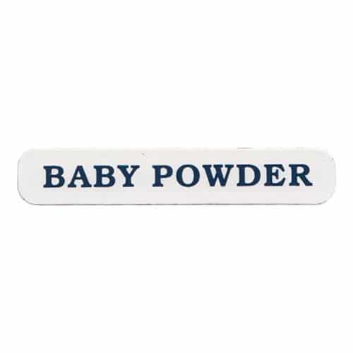Baby Powder Fragrance Machine Decal