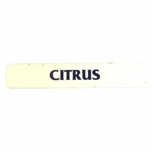 Citrus Fragrance Machine Decal