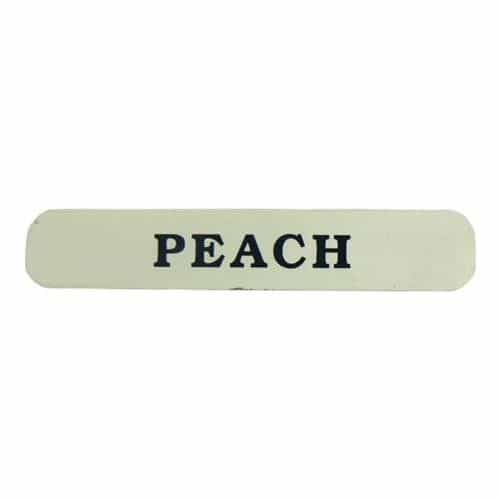 Peach Fragrance Machine Decal