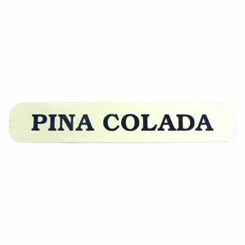 Pina Colada Fragrance Machine Decal