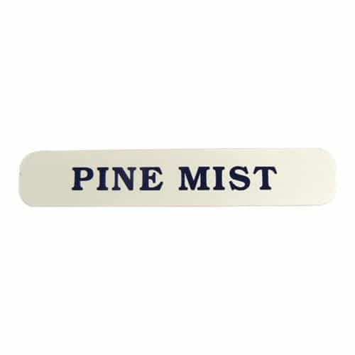 Pine Mist Fragrance Machine Decal