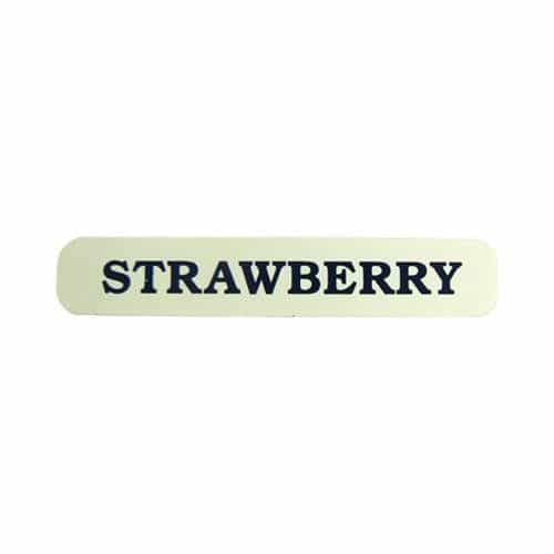 Strawberry Fragrance Machine Decal