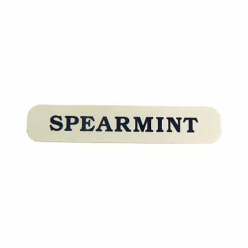 Spearmint Fragrance Machine Decal