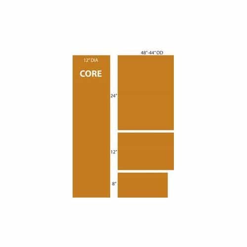 Econocraft 44 Inch Wrap Around Top Section - Red Cloth