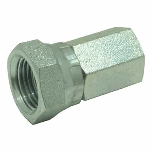 1405-6-4 Non-Working Straight Swivel - 3/8 Inch NPTF X 1/4 Inch Female NPSM