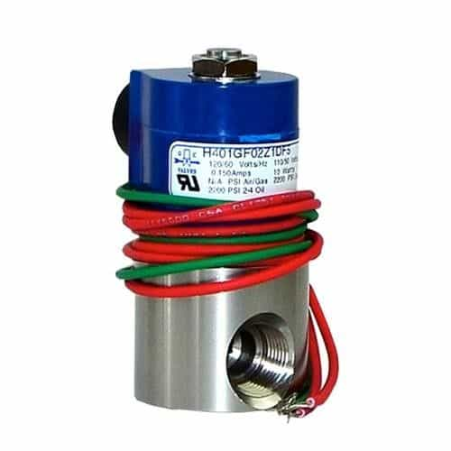 G.C. Valves H401GF02Z1DF5 Stainless Steel High Pressure Normally Closed Solenoid Valve, Conduit Housing