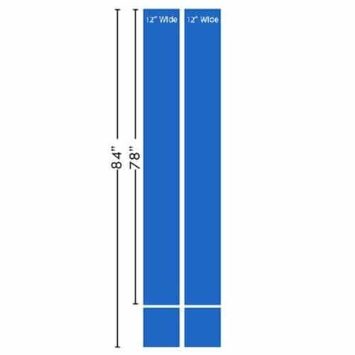 Universal Brush Belanger Whip-A-Cross 310 Replacement Cloth - Rod Style, Blue