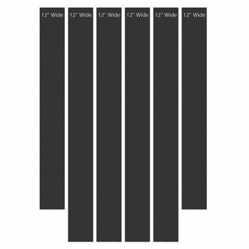 Replacement Front to Back 6 Basket Van Length Mitter, Black