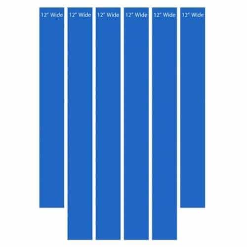 Universal Brush SFR6B Front to Back 6 Basket Van Length Mitter, Sonny's SFM100 and SFM104 - Blue