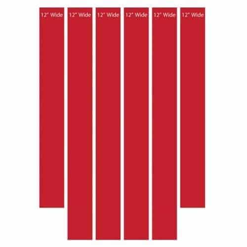 Universal Brush SFR4B Front to Back 4 Basket Van Length Mitter, Sonny's SFM100 and SFM104 - Red