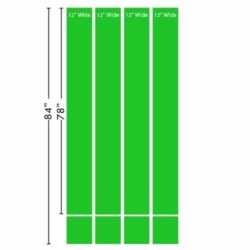 Universal Brush SSS2B Side to Side 2 Basket Van Length Mitter, Sonny's SFM802 - Green