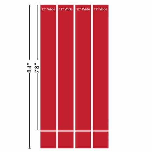 Universal Brush SSS2B Side to Side 2 Basket Van Length Mitter, Sonny's SFM802 - Red