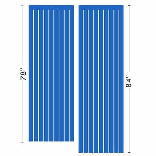 Universal Brush S804RB Side to Side Curved Basket Van Length Mitter, Sonny's SFM804 - Blue