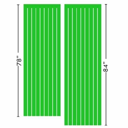 Universal Brush S804RB Side to Side Curved Basket Van Length Mitter, Sonny's SFM804 - Green