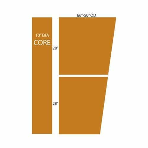 Universal Brush 7377TF Sonny's SF77 Replacement Top Wraps