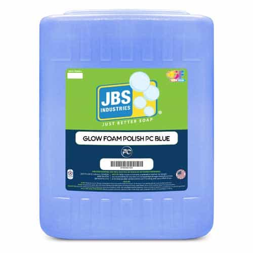 JBS Industries PC-255 Glow Foam Polish Power Concentrate, Blue, 5 Gallon Pail