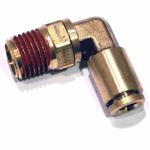 20-082 Kleen-Rite 90 Degree Elbow Swivel - 1/4 Tube X 1/4 MNPTF Pipe