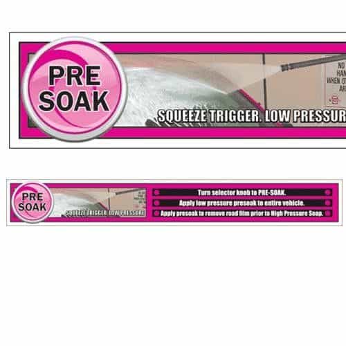 Deluxe Presoak Menu Strip
