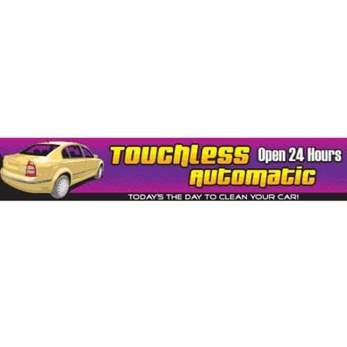 Touchless Automatic Car Wash Banner