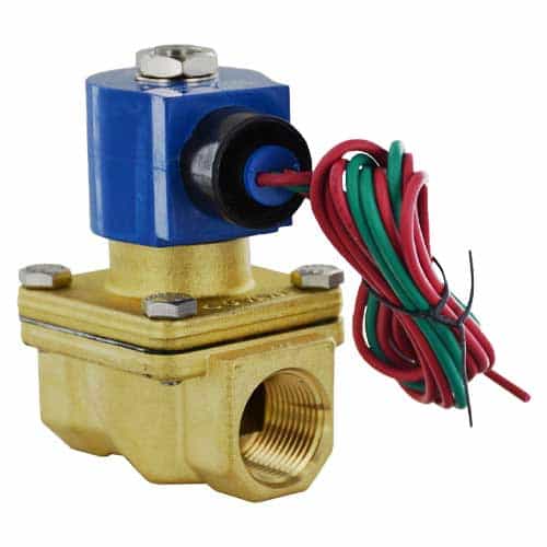 G.C. Valves S211GF02N5EG5 Brass Normally Closed Solenoid Valve