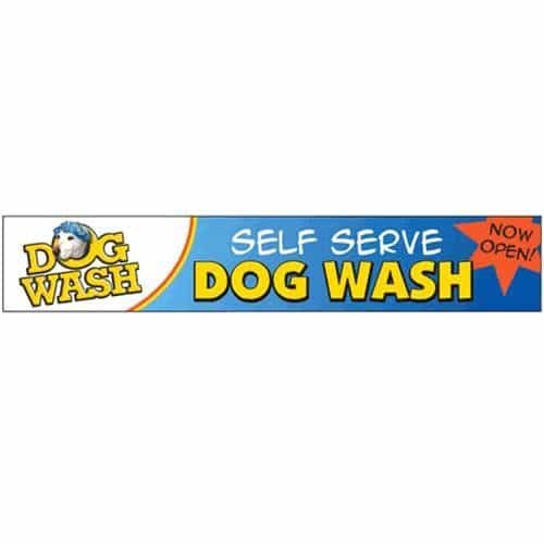 Self Serve Dog Wash Banner