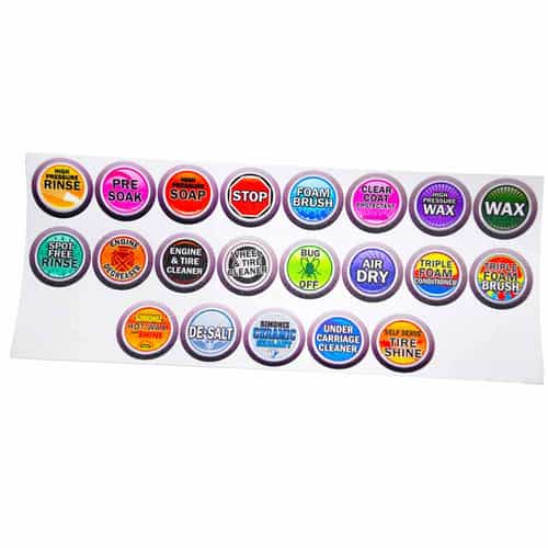 CBK22156 Rotary Switch Selection Decals - Circular
