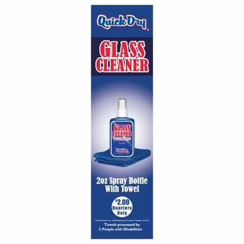 Quick Dry Glass Cleaner Single Column Vending Machine Decal
