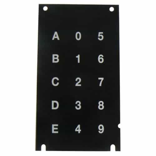 Kleen-Rite 19843D 15-Position Keypad Overlay for Kleen-View