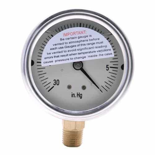 3034L 30VL OCI Instruments Vacuum Pressure Gauge