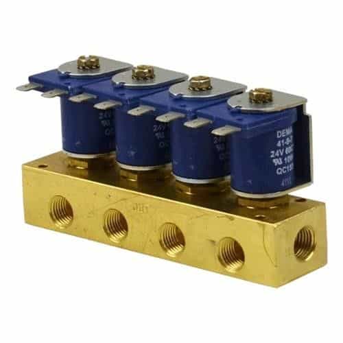 492M4M.8.3 Dema Brass 4 Spot Manifold Valve