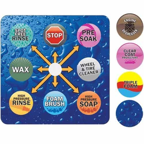 8 Rotary Decal Set