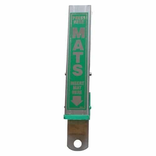 825SDGRN Green Mat Clamp