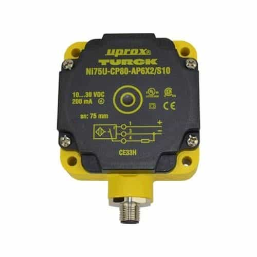 Turck Proximity Switch NI75U-CP80-AP6X2-H1141 Factor 1 Pancake