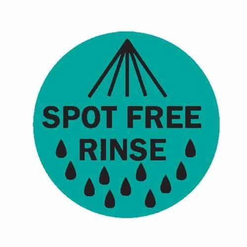 CB03469 Spot Free Rinse Circle Decal