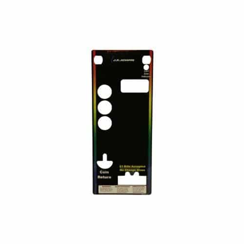 9200-1D-1-10 J.E. Adams Black Super Vac Faceplate Decal