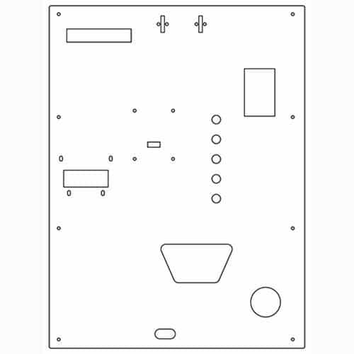 Hamilton Changers ACW Gold Line Extended Face Panel - 63-5193-03